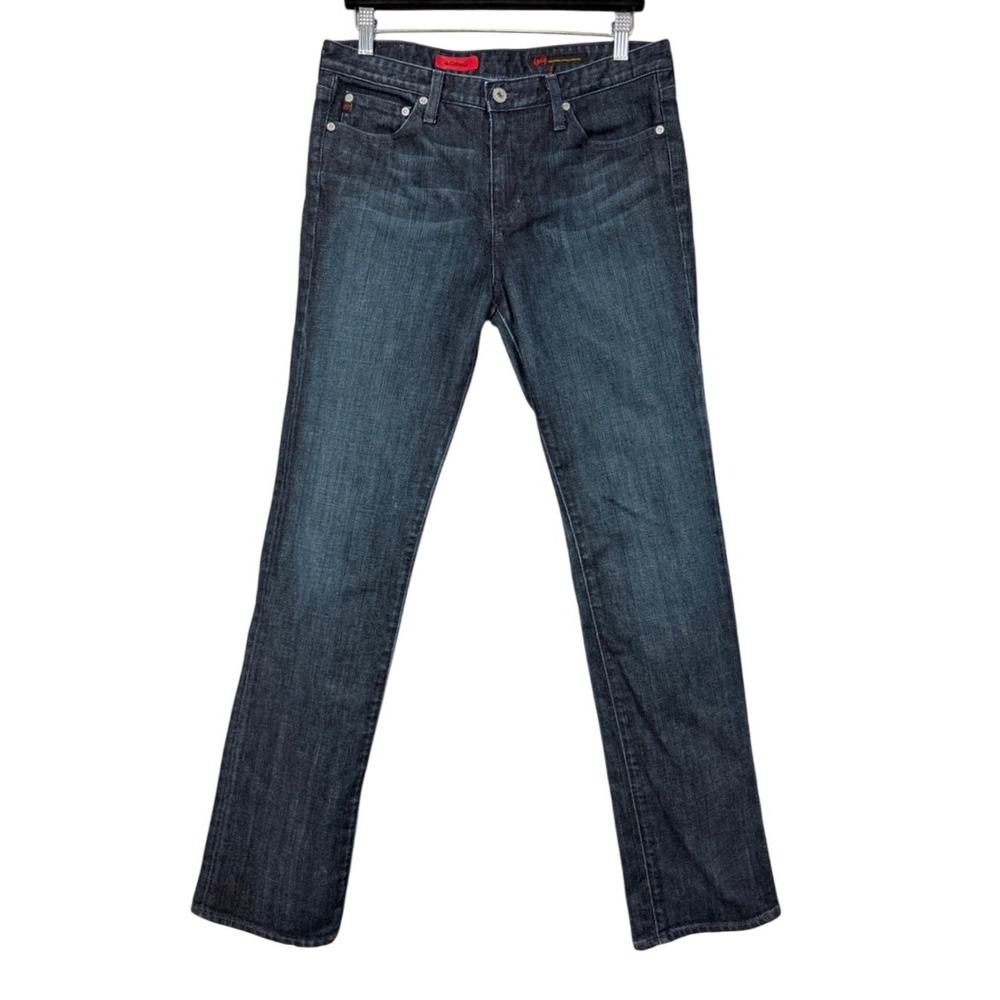 AG Adriano Goldschmied The Catwalk Jeans Dark Wash Straight Leg Women 30R‎